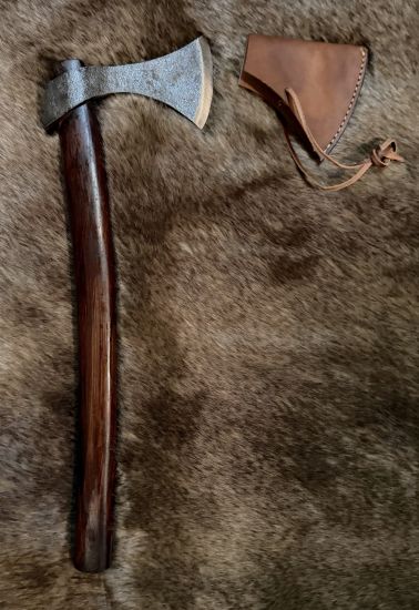 Francisca Axe with Leather Cover