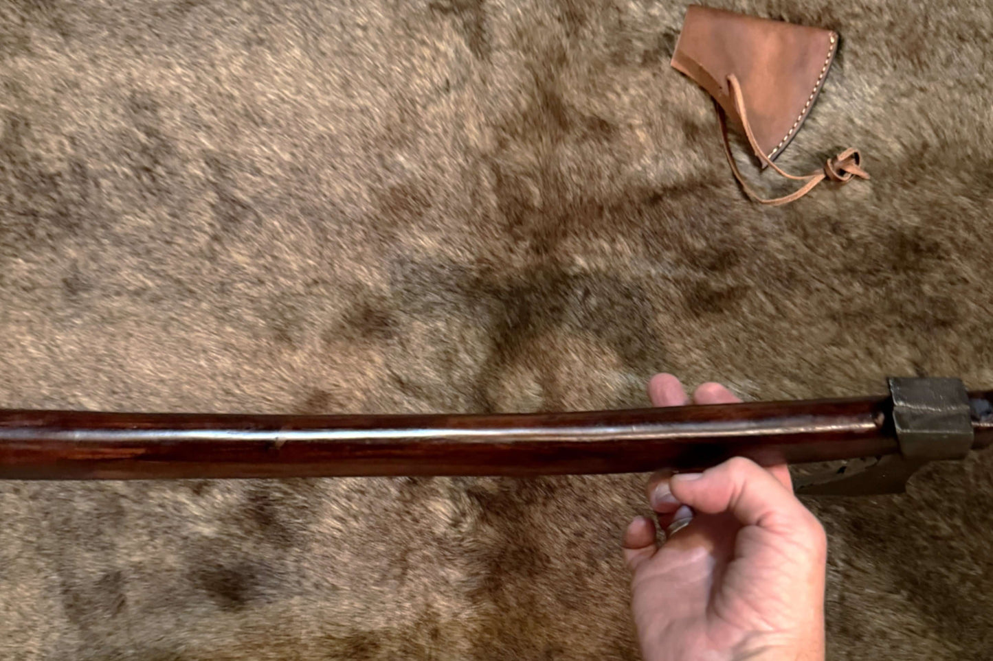 Francisca Axe with Leather Cover