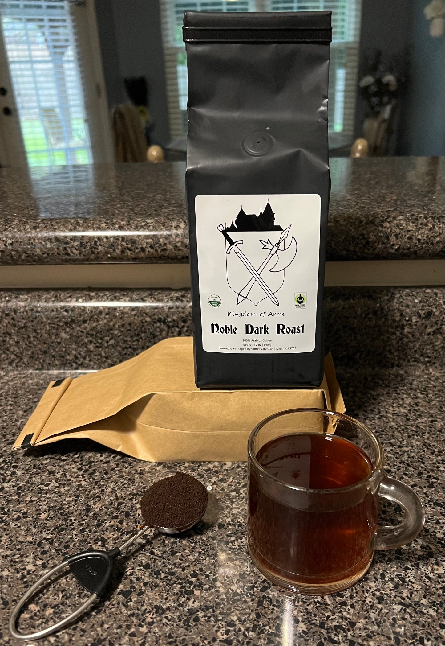 Noble Dark Roast Coffee by Kingdom Of Arms - Expertly Grown and Roasted