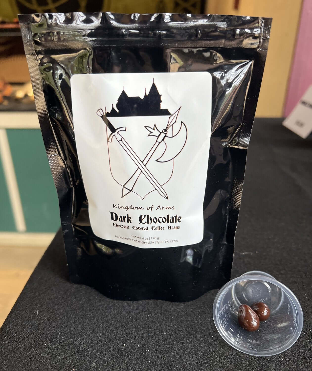 Chocolate covered coffee beans 6 oz bag