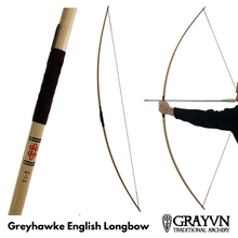 Load image into Gallery viewer, Greyhawke English Medieval Longbow 72&quot;