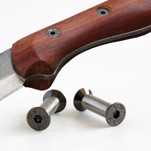 10 pcs lot Knife Handle Bolt Rivets Scale Screw Fastener Nut Flat Hex Head Knives Fastening DIY Making Material