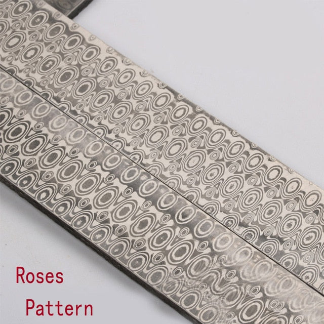 1 piece VG10 Sandwich Damascus steel for DIY exquisite knife Making Wave Pattern steel Knife blade blank has been Heat Treatment