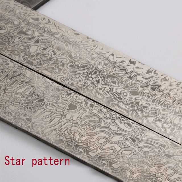 1 piece VG10 Sandwich Damascus steel for DIY exquisite knife Making Wave Pattern steel Knife blade blank has been Heat Treatment
