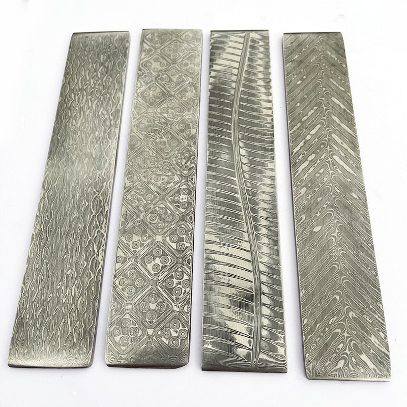 VG10 Sandwich Pattern Damascus Steel for DIY Knife Making Stainless Steel Knife Blade Blank Has Been Heat Treated