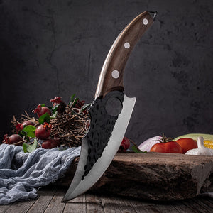 Meat Cleaver and Butcher Knife Stainless Steel Hand Forged Boning Knife Chopping Slicing Kitchen Knives Cookware Camping Knives