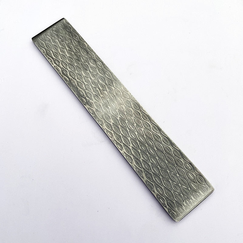 VG10 Sandwich Pattern Damascus Steel for DIY Knife Making Stainless Steel Knife Blade Blank Has Been Heat Treated