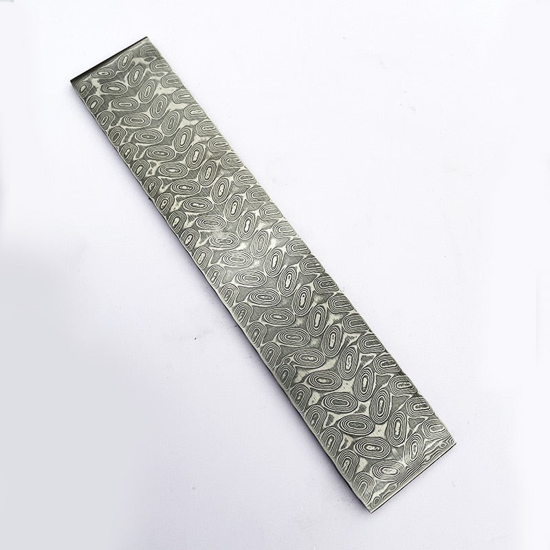 VG10 Sandwich Pattern Damascus Steel for DIY Knife Making Stainless Steel Knife Blade Blank Has Been Heat Treated