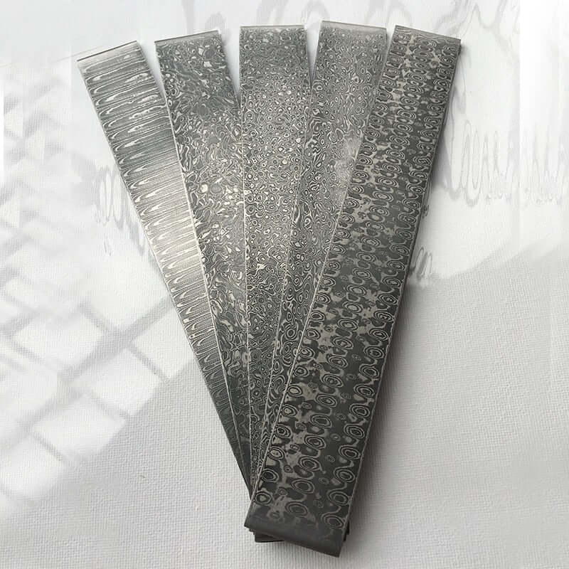 1 piece VG10 Sandwich Damascus steel for DIY exquisite knife Making Wave Pattern steel Knife blade blank has been Heat Treatment