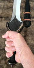Load image into Gallery viewer, Hand Forged Celtic Leaf Blade War Sword, Full Tang by Kingdom of Arms