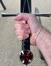 Load image into Gallery viewer, Templar Knight Sword Handmade by Kingdom of Arms