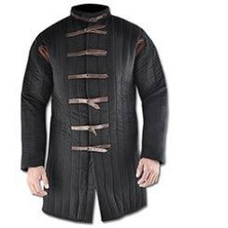 Adult Men Medieval Larp Viking Costume Leopold Gambeson Jacket Battle Hero Padded Winter Coat Pirate Cosplay