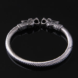 Stainless steel Dragon Bracelet, Viking Jewelry, Men's Bracelet