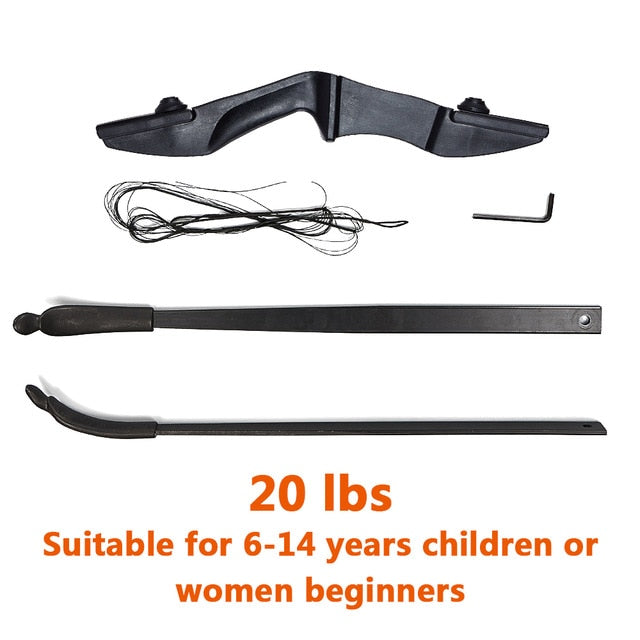 Take-Down Bow Left Right Hand Universal Recurve Bow For Children Adults Archery Outdoor Sports Shooting Beginner Hunting Game