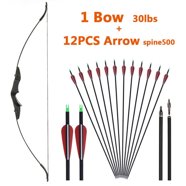 Take-Down Bow Left Right Hand Universal Recurve Bow For Children Adults Archery Outdoor Sports Shooting Beginner Hunting Game