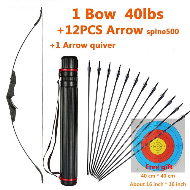 Take-Down Bow Left Right Hand Universal Recurve Bow For Children Adults Archery Outdoor Sports Shooting Beginner Hunting Game