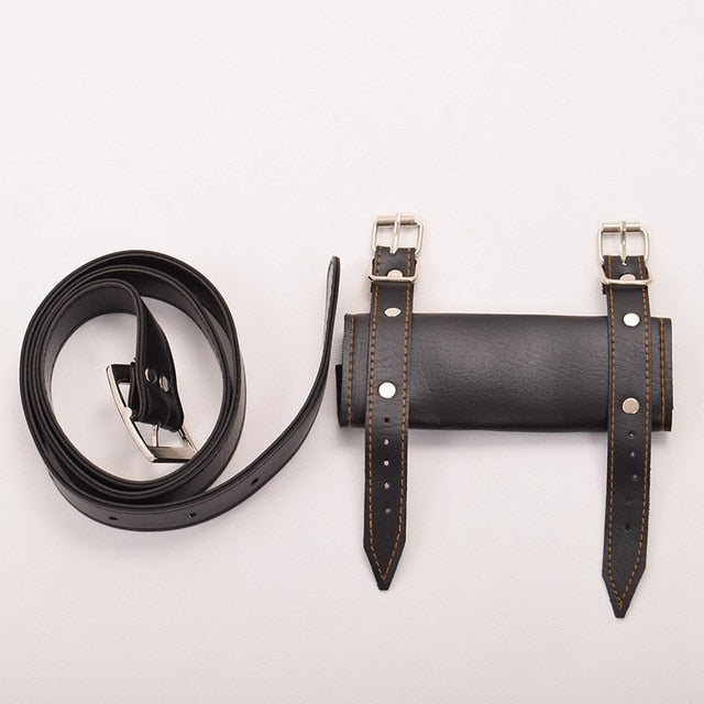 Men Vintage Medieval Knight Copslay PU Waist Belt