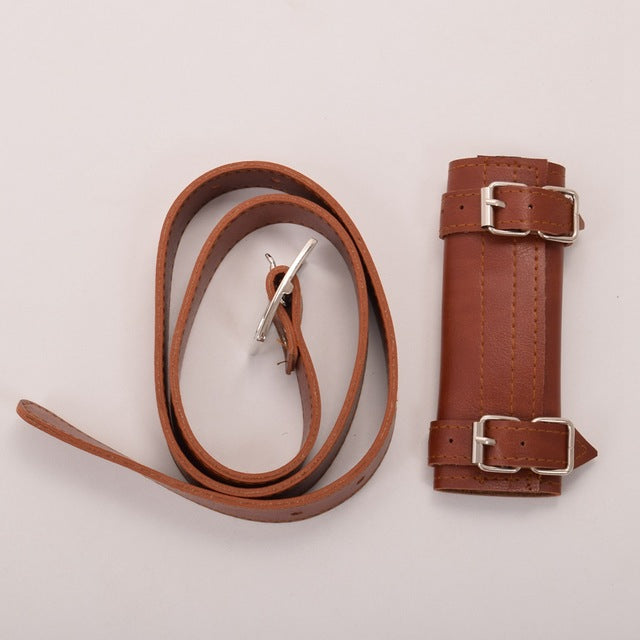 Men Vintage Medieval Knight Copslay PU Waist Belt