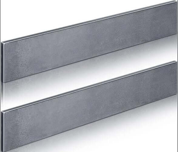 Why 5160 Steel Outperforms EN45: The Superior Choice for Battle-Ready Blades shown as steel strips.