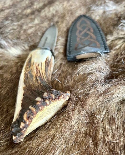 Scottish Dress Sgian Dubh, Hand Forged Highland Skean Dubh