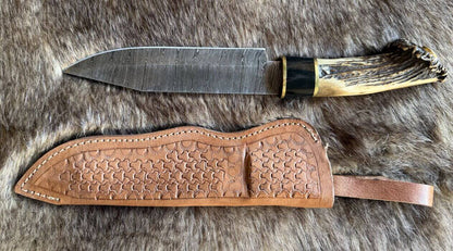 Crown Stag Bowie Knife
