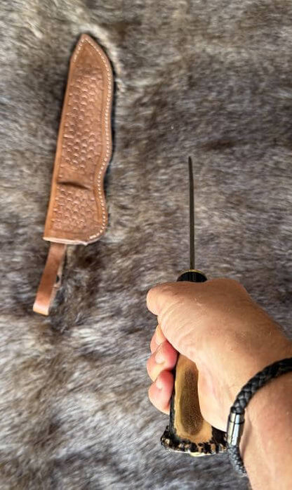 Crown Stag Bowie Knife