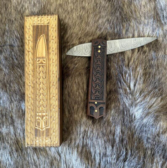 Viking Folding Knife a Replica from Man At Arms