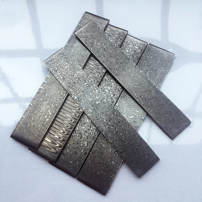 VG10 Sandwich Damascus Steel for DIY Knife Blade Making Has Been Heat Treatment