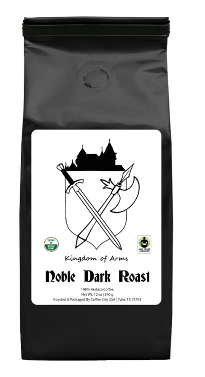 Noble Dark Roast Coffee by Kingdom Of Arms  - Expertly Grown and Roasted