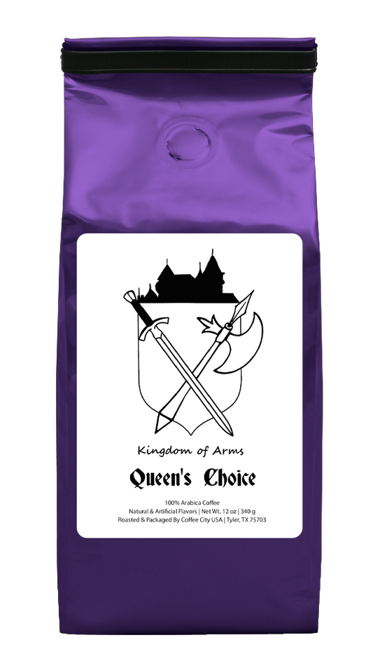 Kingdom Of Arms Coffee The Queen's Choice - Expertly Grown and Roasted