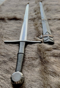 Crecy Sword, Hand Forged Blade, Full Tang, Functional Medieval Sword