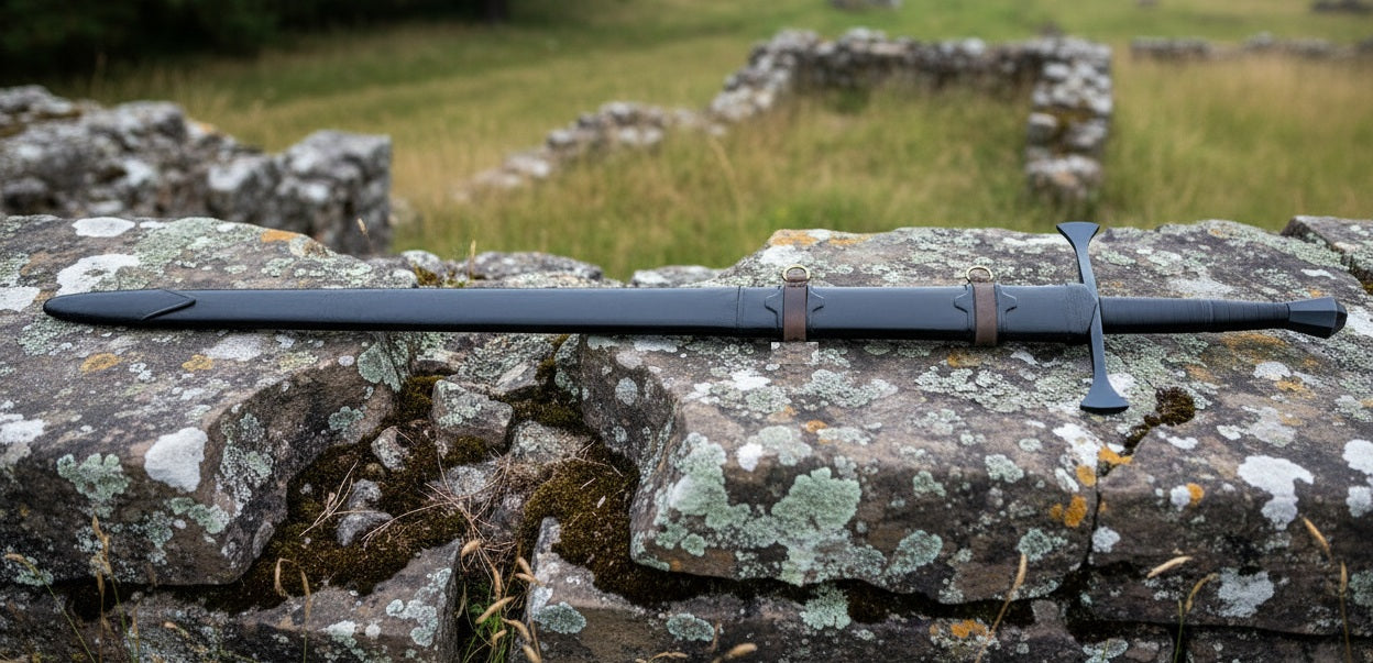 Late Crusader Medieval Sword Hand Forged Blade, Full Tang, Battle Ready Sword