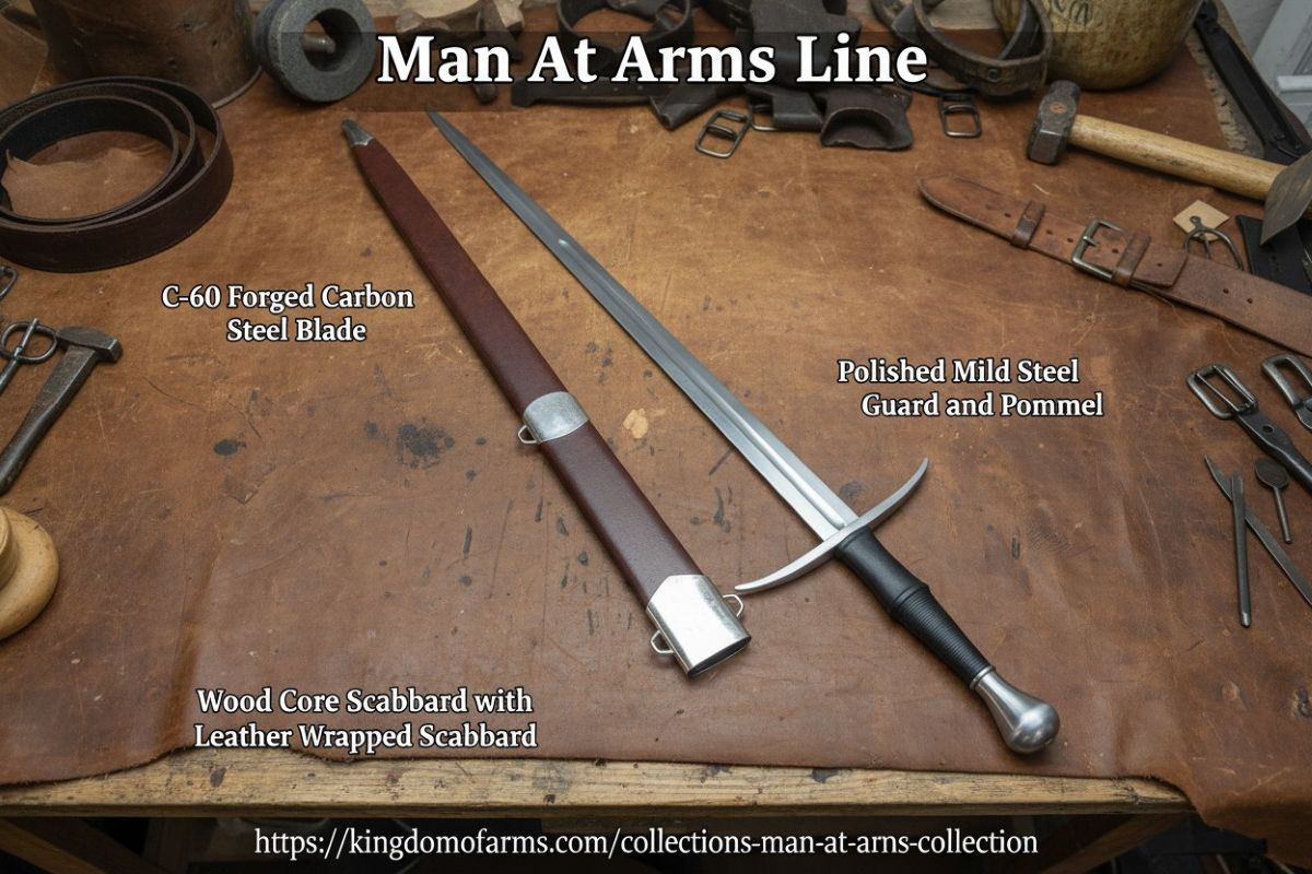 Wakefield Knightly Bastard Sword by Man At Arms