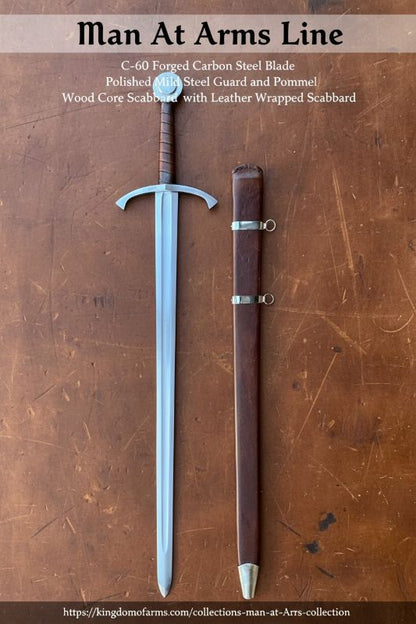 The Bedford Medieval War Sword Man At Arms