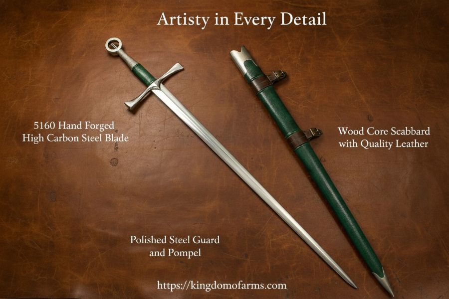 Irish hand and a half sword by Kingdom Of Arms