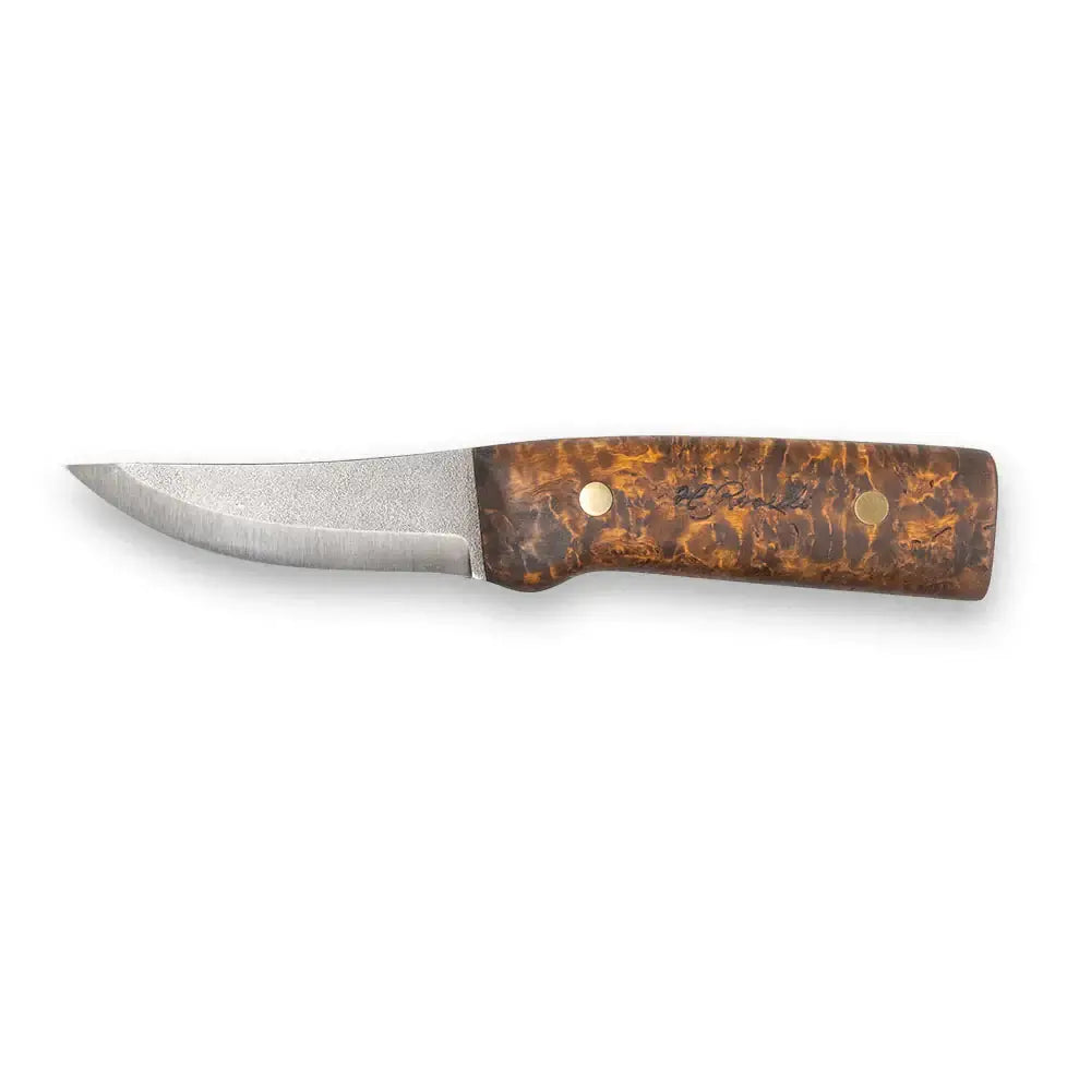 Roselli Hunter Full Tang R100FD Dark Stained Handle with FireSteel, Finnish handmade hunting knife for larger game.