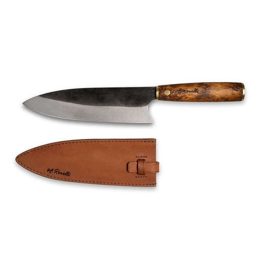 Roselli RW770D The Gyuto Kitchen / Cooking Knife UCH with handmade leather sheath.