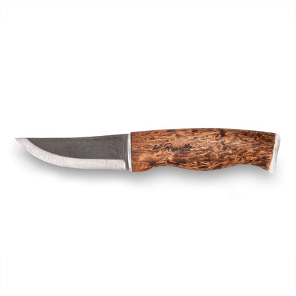 Roselli Hunter Nalle RW200A made in Finland with curly birch handle and stainless steel blade