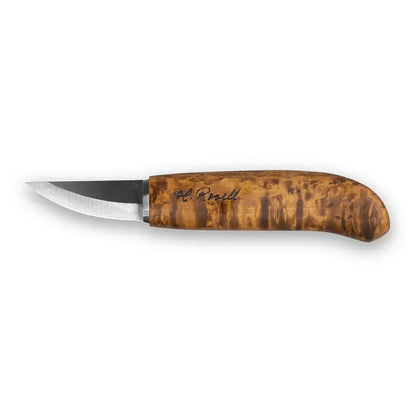 Roselli RW231 Bear Claw, UHC Steel Woodcarving and Detailing Knife with curly birch handle