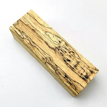 1 piece Spalted Maple Wood for DIY Knife Handle Making Material 120x40x30mm