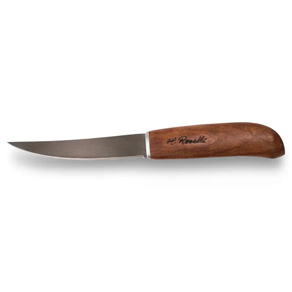 Roselli RW256 The Small Fillet Knife with curly birch handle and Ultra High Carbon steel blade.