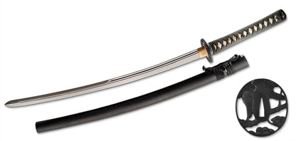 Raptor Katana, Moroha Zukuri by Paul Chen Hanwei 5160 Carbon Steel
