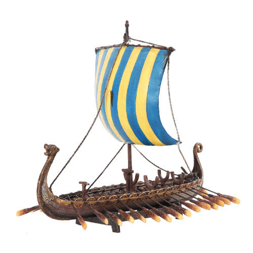Viking Longship with Stand, Viking Statuary from KoA