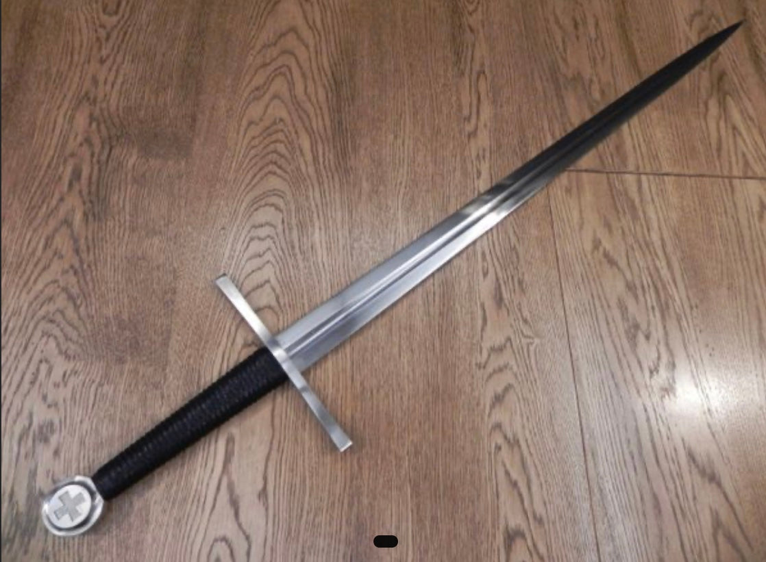 Crusader Sword, Medieval Knight Sword by Kawashima