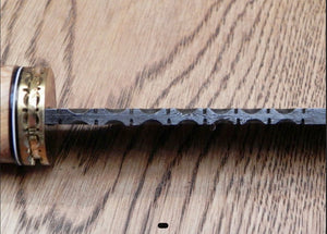 Pattern Welded Viking Scramasax, Exclusive Damascus Viking Seax Knife