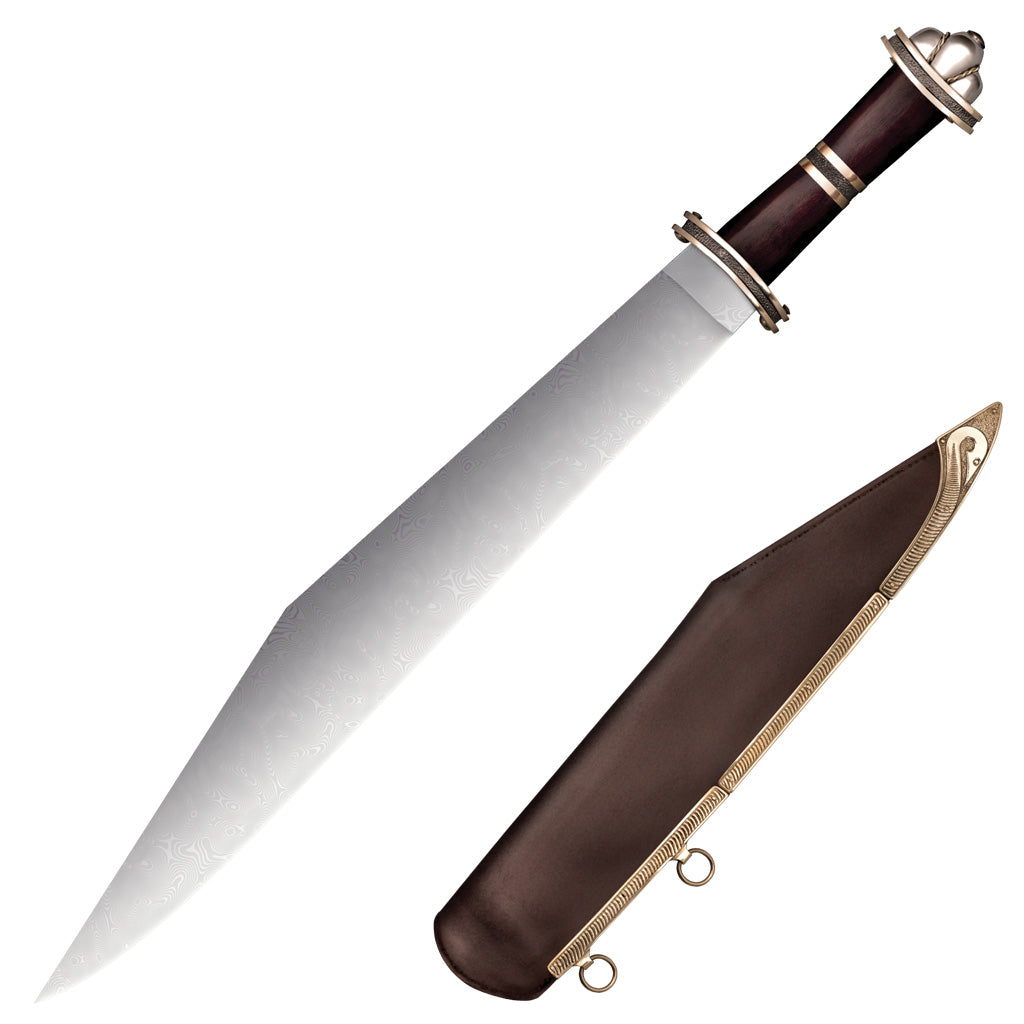 Cold Steel Damascus Viking Long Seaxe Knife
