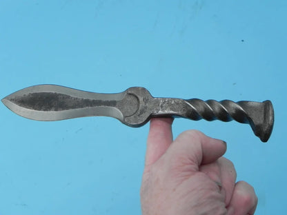 Railroad Spike Leaf Blade Knife, Exclusive