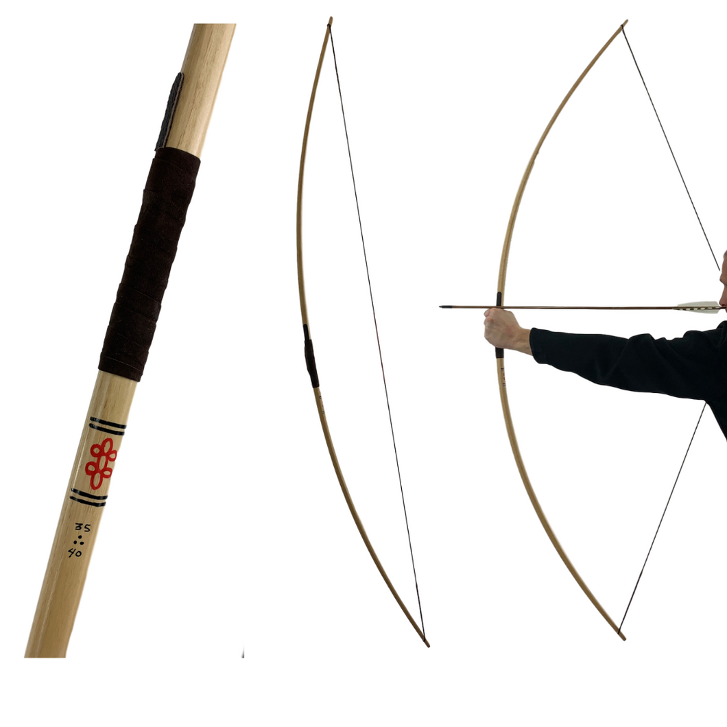 medieval longbow and arrow