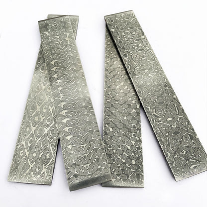 VG10 Sandwich Pattern Damascus Steel for DIY Knife Making Stainless Steel Knife Blade Blank Has Been Heat Treated