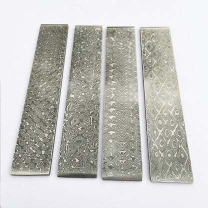 VG10 Sandwich Pattern Damascus Steel for DIY Knife Making Stainless Steel Knife Blade Blank Has Been Heat Treated